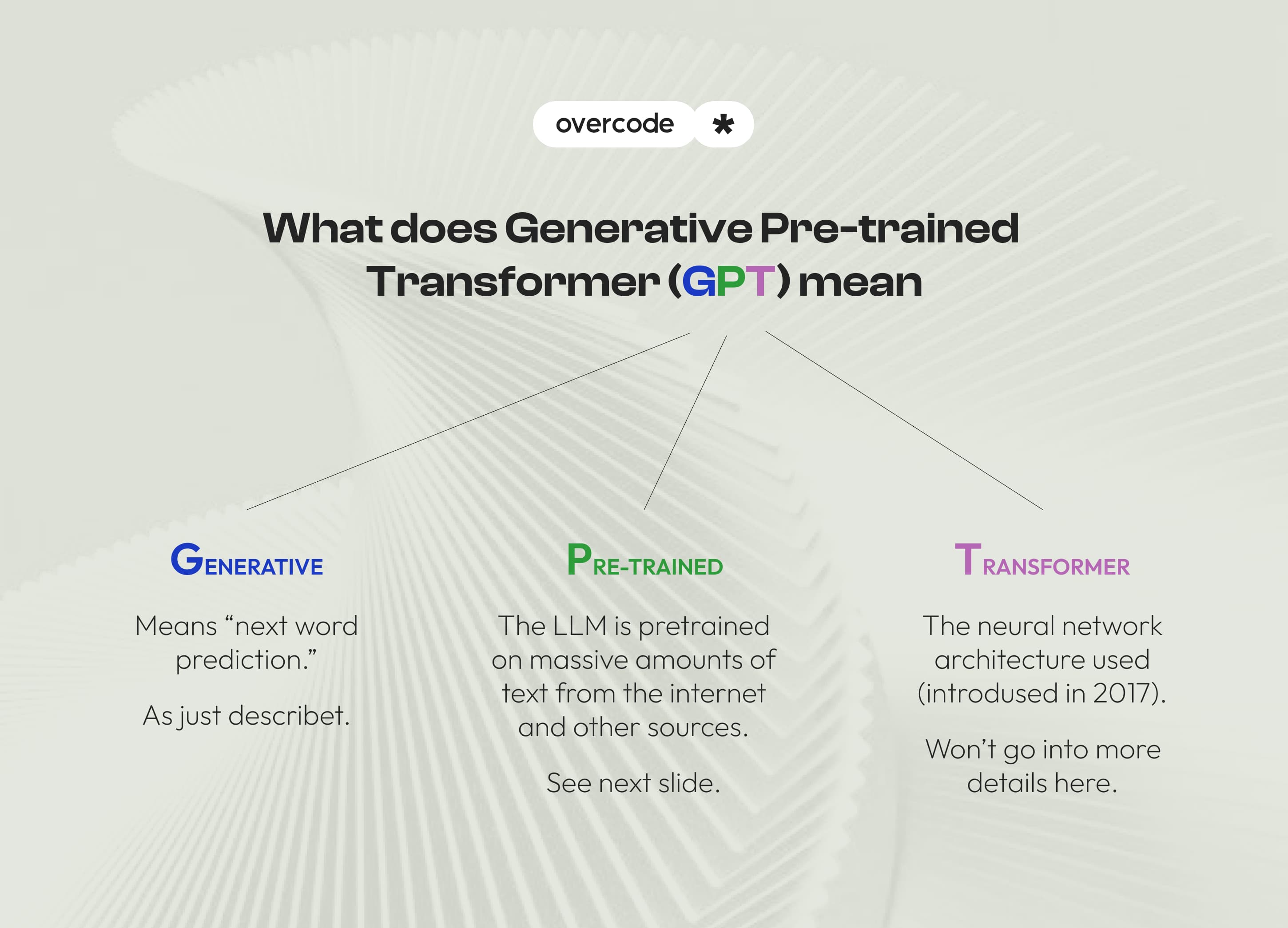 What does GPT stand for?