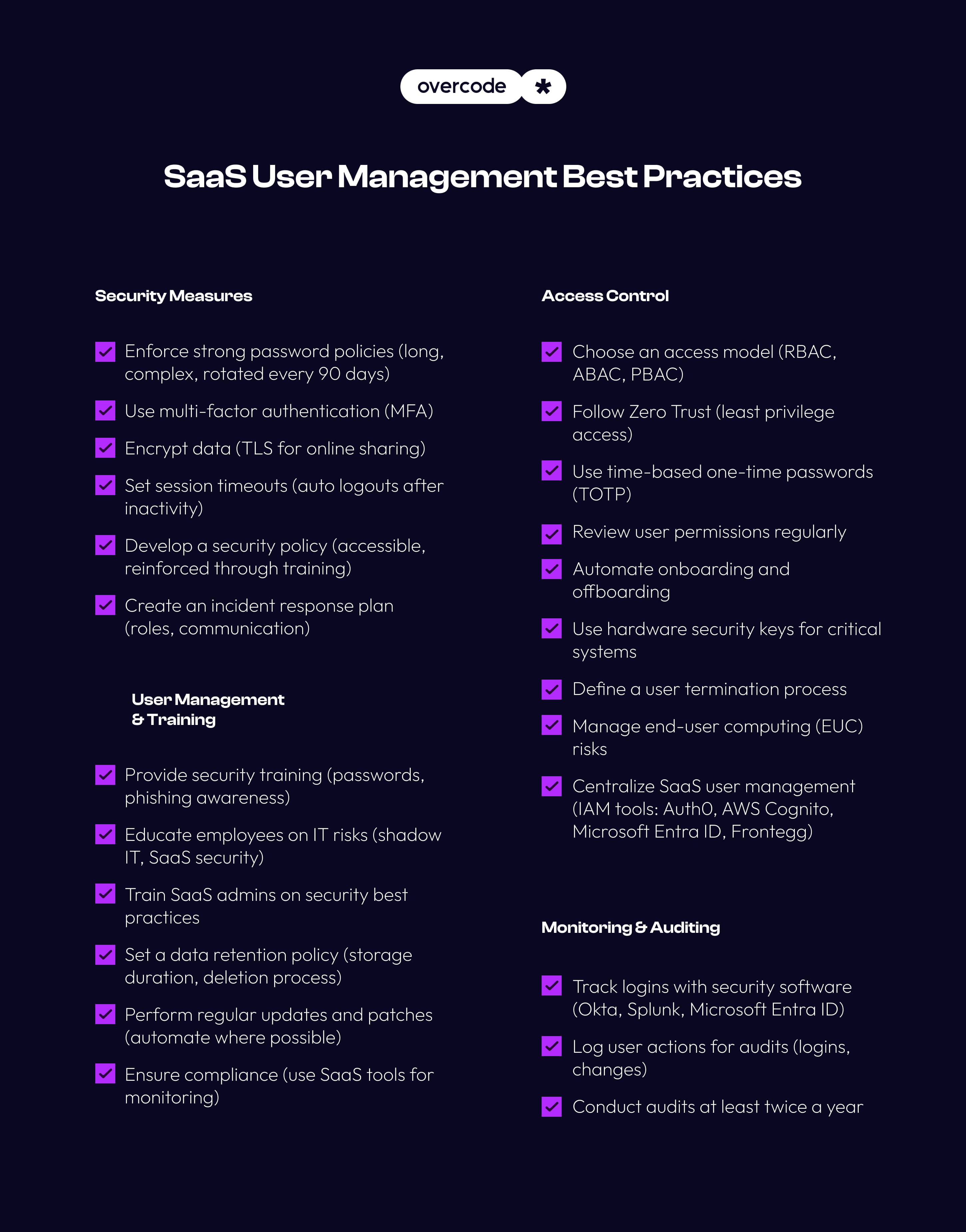 SaaS User Management Best Practices