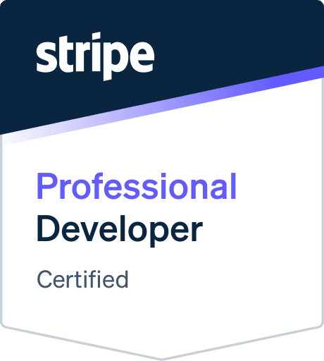 Stripe certified developer