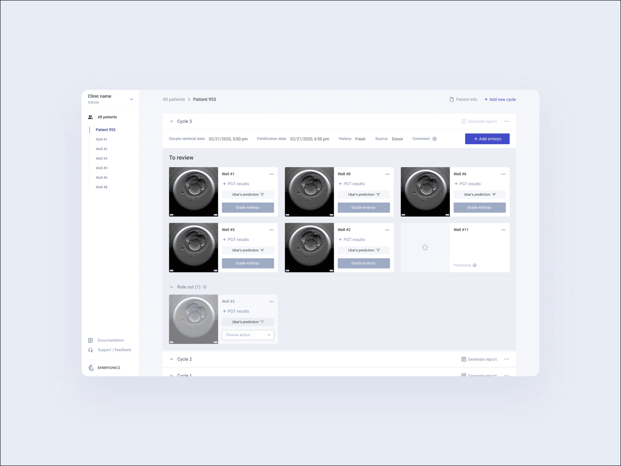 Embryonics first requirements image