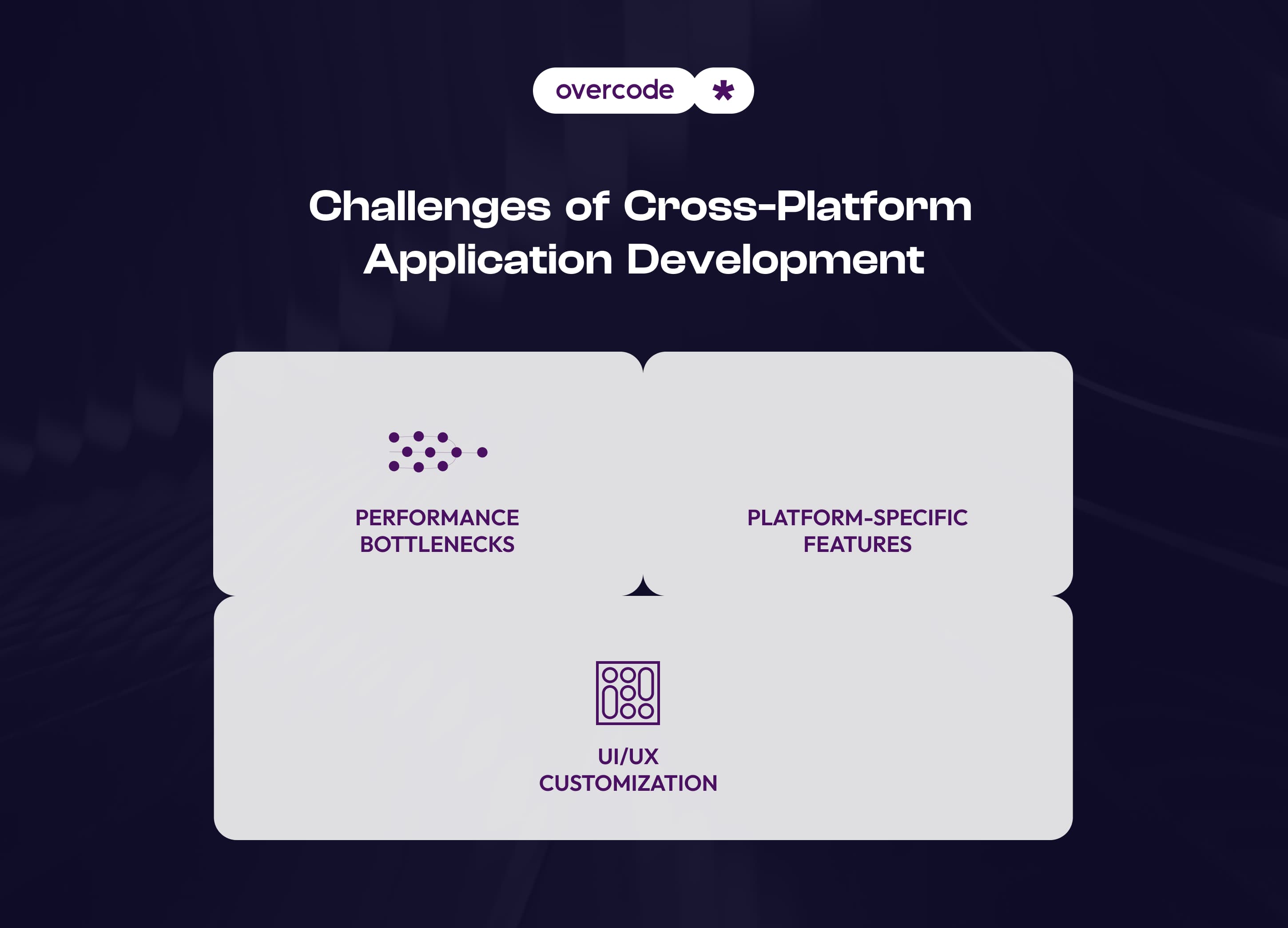 What are the challenges of cross-platform application development?